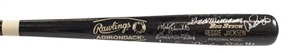 Incredible 18 Signature 500 Home Run Club bat Including Mantle and Williams, signed on Reggie Jackson Rawlings Pro Bat (PSA/DNA)
